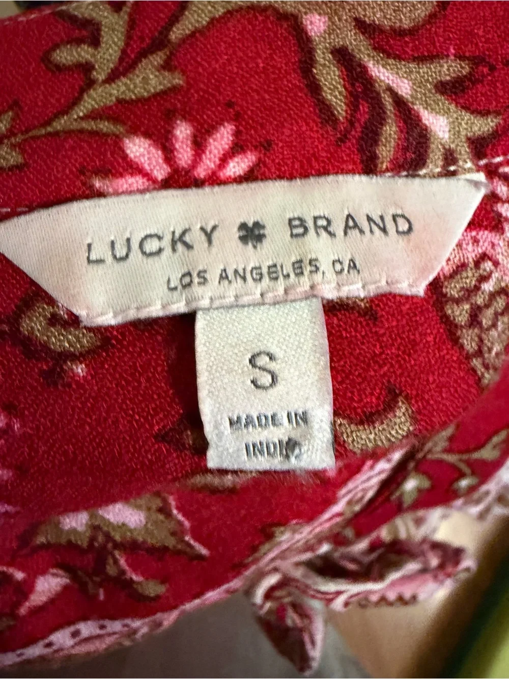 Lucky Brand Boho Floral Blouse | Size Small - Picture 6 of 7